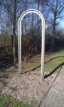 RVS constructie voor wegbewijzering