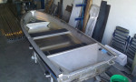 Nieuwe aluminium vloer in Buster