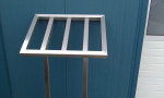 rvs lessenaar voor informatiebord
