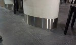 RVS bekleding schopplaat om kolom